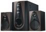 Колонки PERFEO PF-103-BT SCENIC 2.1 20Вт+2х5 Вт/FM/USB/SD/BT черно-коричневый