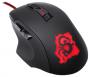 Мышь Oklick 725G DRAGON черный/красный (3200dpi) USB игровая